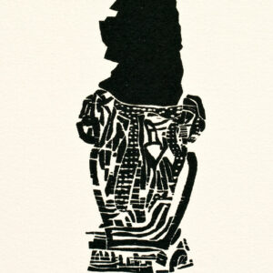 Rycina drzeworytu Człowiek – Iluzja bezpieczeństwa